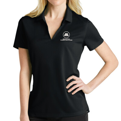 Womens IPS Embroidered Pique Polo Thumbnail