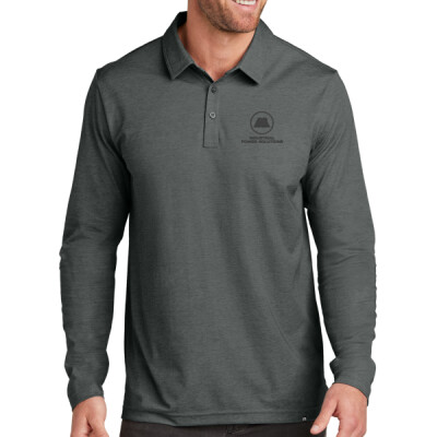 Adult Oceanside Heather Long Sleeve Polo Thumbnail